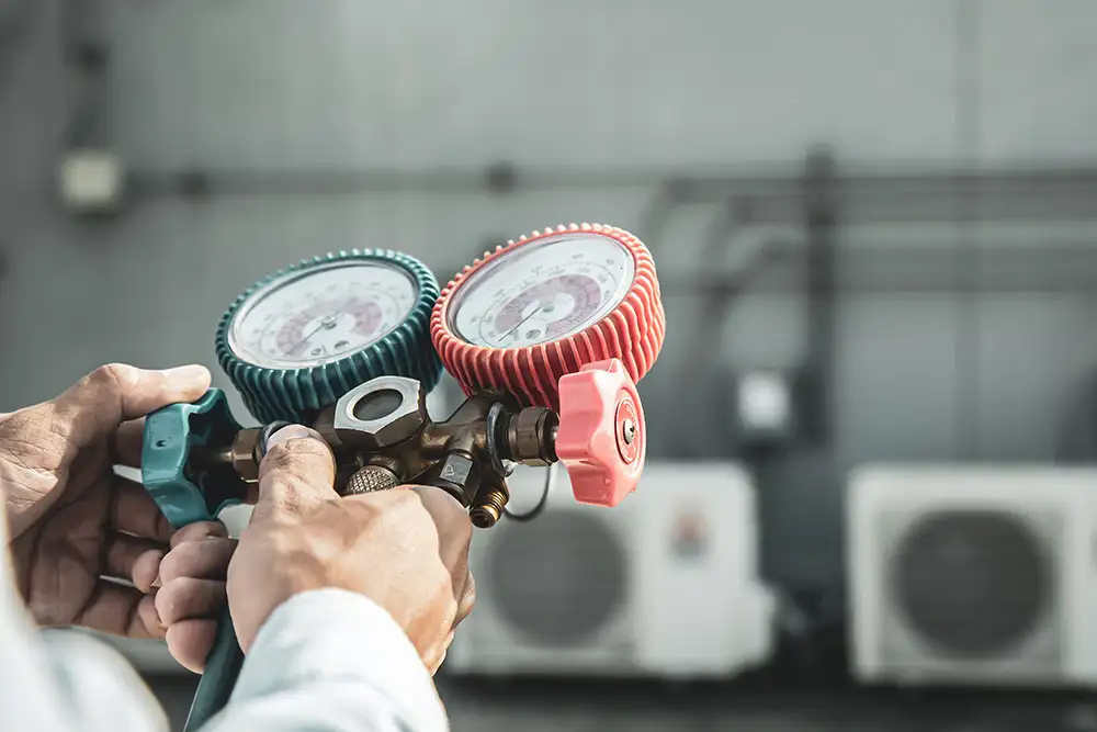 Recharge de fluide frigorigène d’une climatisation